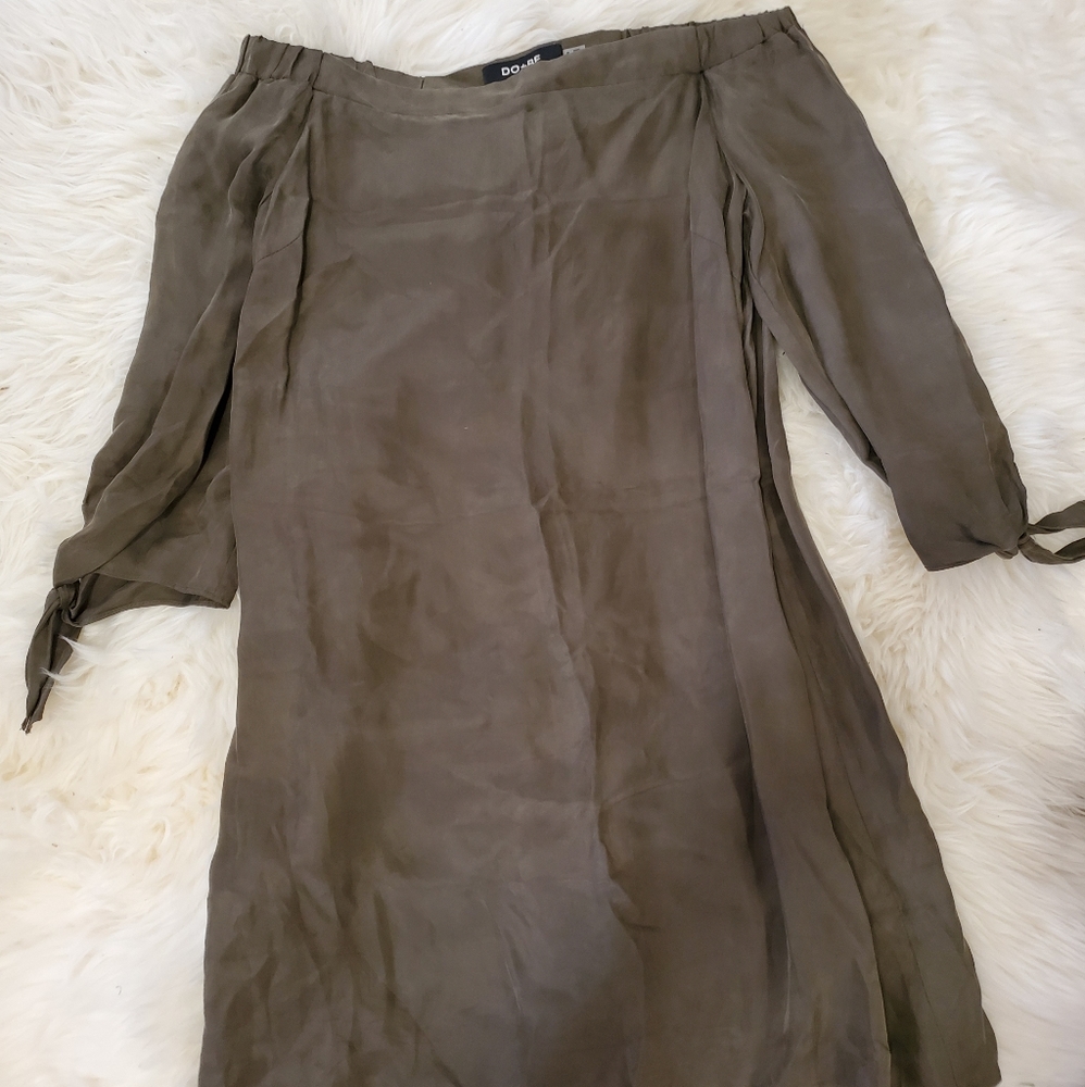 Do+Be silky strapless dress